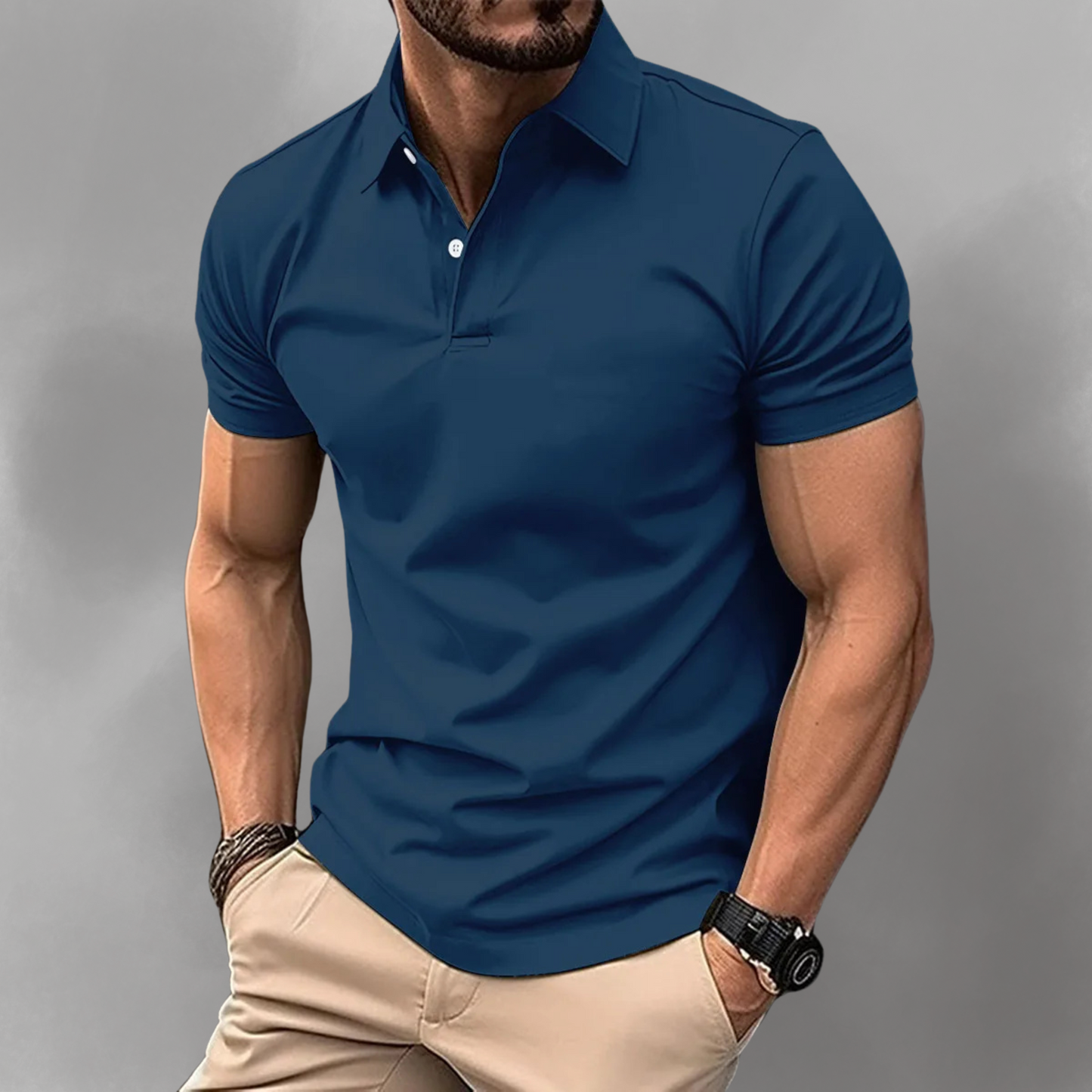 Zeitlosen Herren-Poloshirt (2 + 1 Gratis)