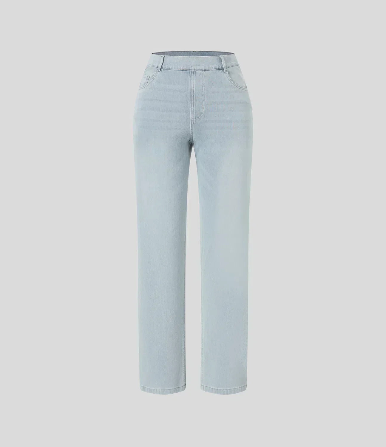 Bequeme Hose mit Hohem Bund und Elastischem Material