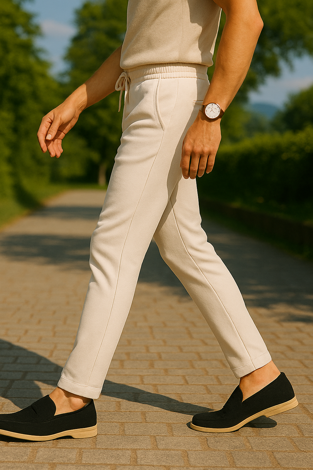 Leinen-Sommerhose