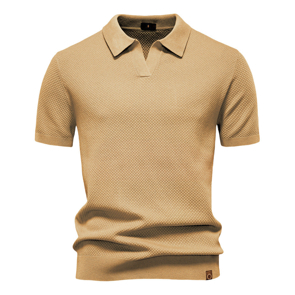 Sommerliches Polo-Shirt mit Struktur