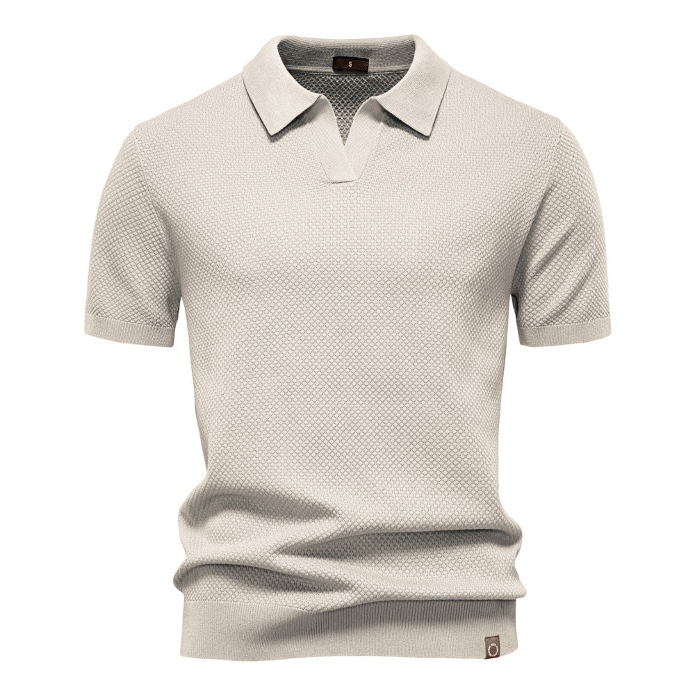 Sommerliches Polo-Shirt mit Struktur