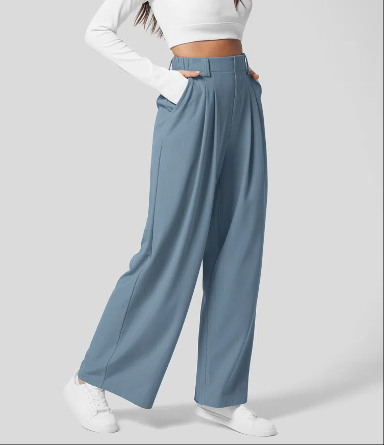 Komfortable und formende Hose | Türkis