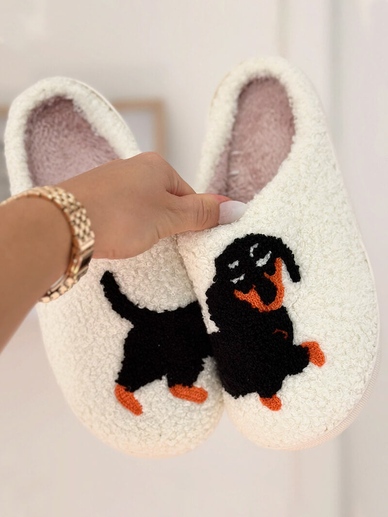 Dachshund Winter Slipper