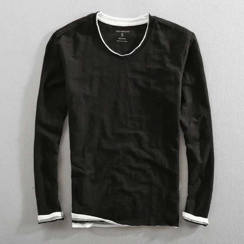Valmont-Langarmshirt aus Baumwolle