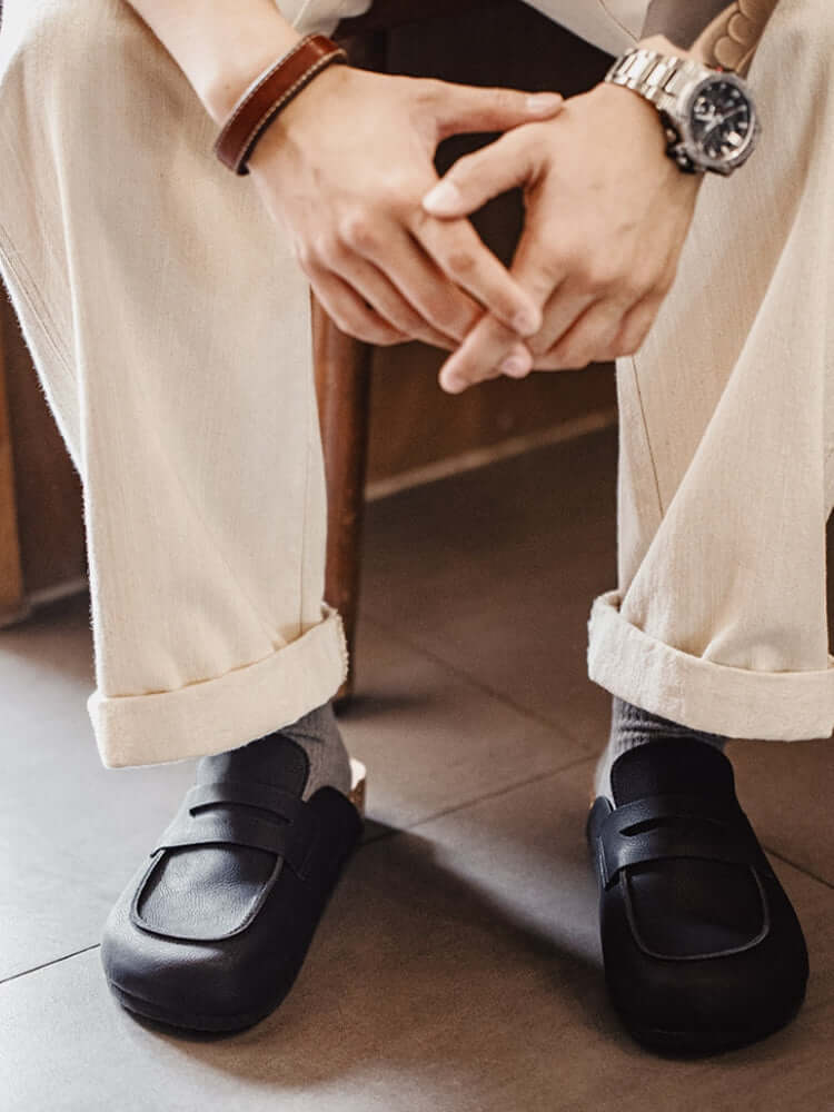 Schwarze Mules