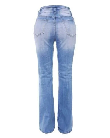 Hochtaillierte Skinny Jeans