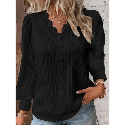 Elegante Faltenbluse