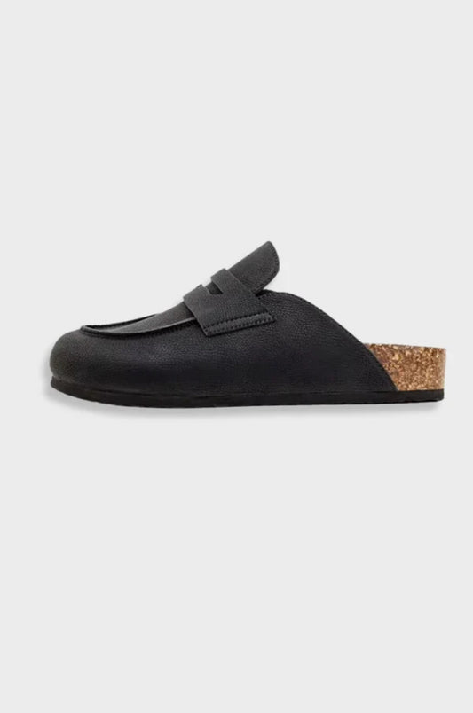 Schwarze Mules