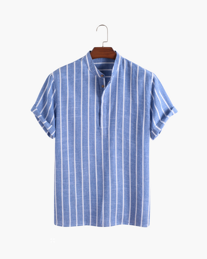 Marineblaues Poloshirt