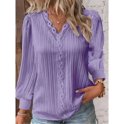 Elegante Faltenbluse