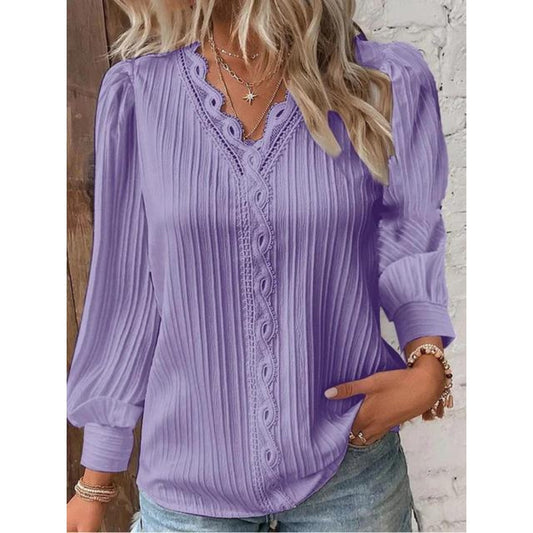 Elegante Faltenbluse