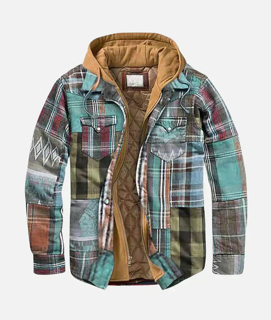 Henrik-Jacke | Kariertes Patchwork-Jacke