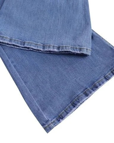 Hochtaillierte Skinny Jeans