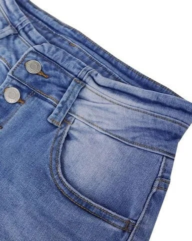 Hochtaillierte Skinny Jeans