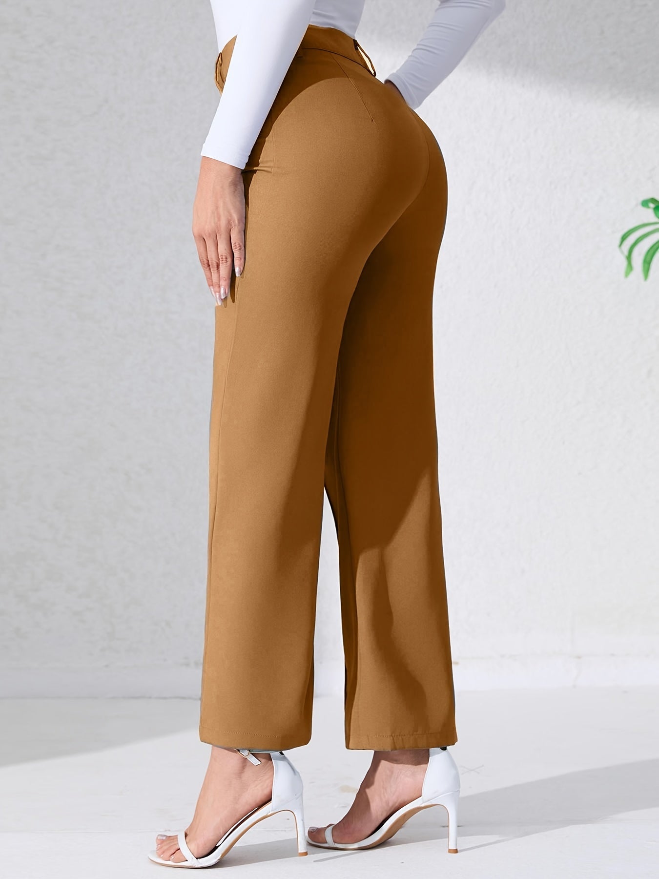 Premium High Waist Hose mit weitem Bein