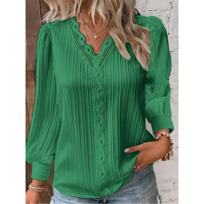 Elegante Faltenbluse