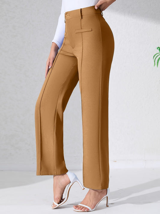 Premium High Waist Hose mit weitem Bein