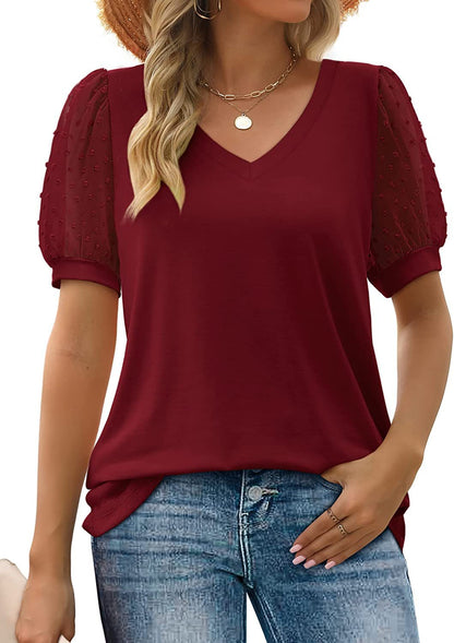 Stilvolle Bluse mit Puffärmeln