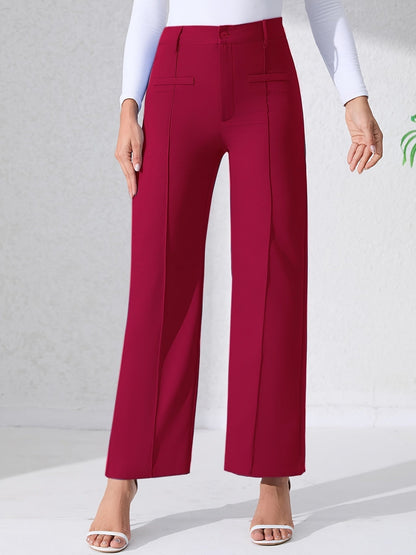 Premium High Waist Hose mit weitem Bein