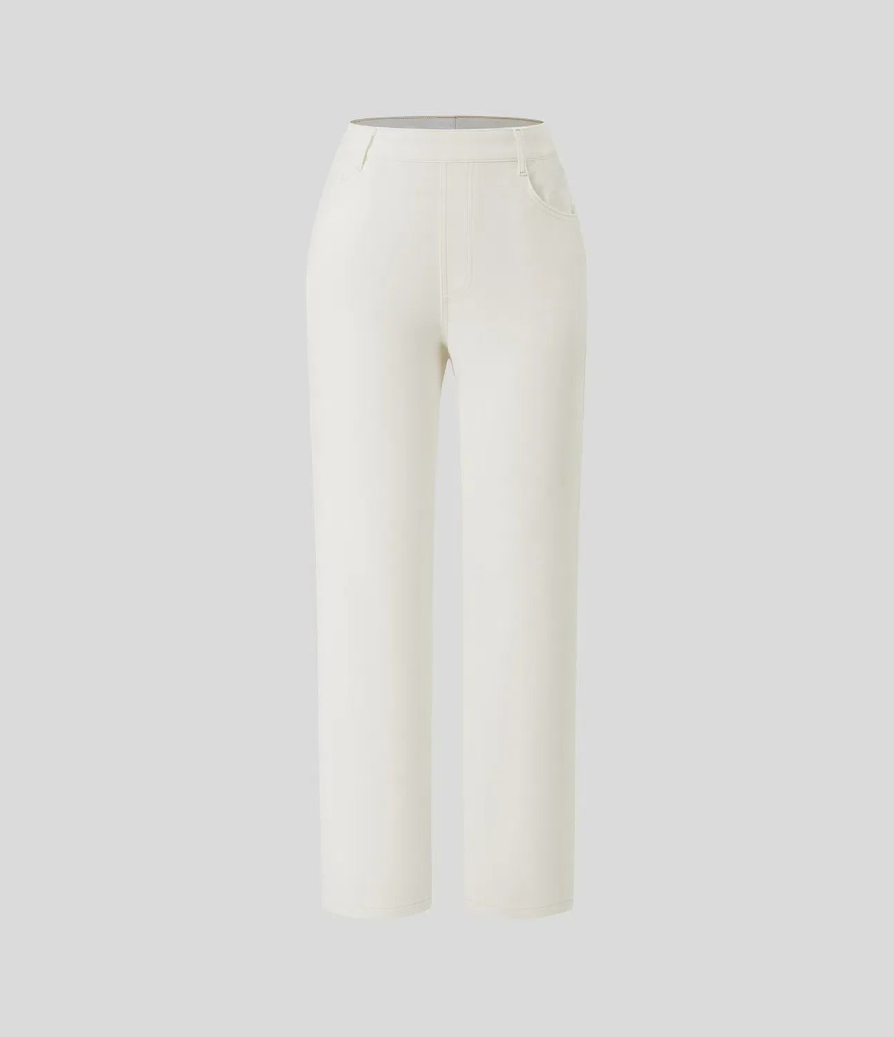 Bequeme Hose mit Hohem Bund und Elastischem Material