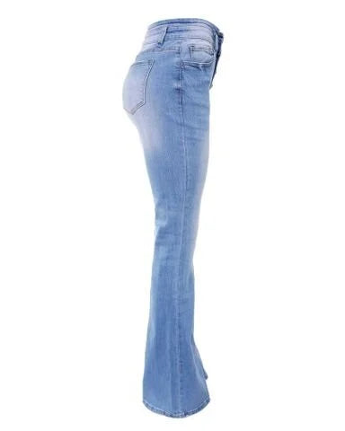 Hochtaillierte Skinny Jeans
