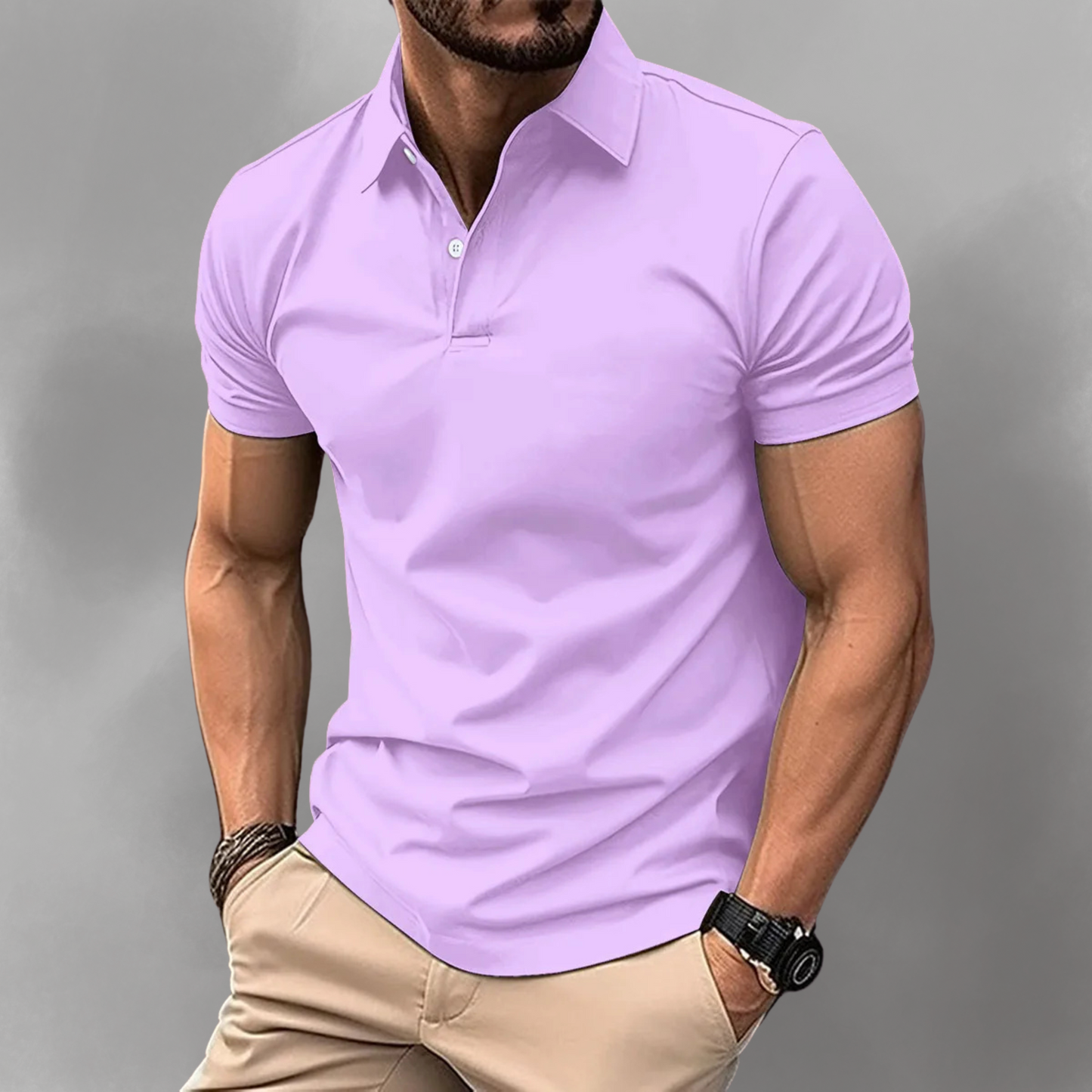 Zeitlosen Herren-Poloshirt (2 + 1 Gratis)