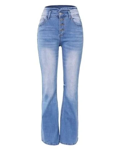 Hochtaillierte Skinny Jeans