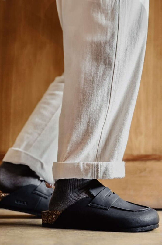 Schwarze Mules