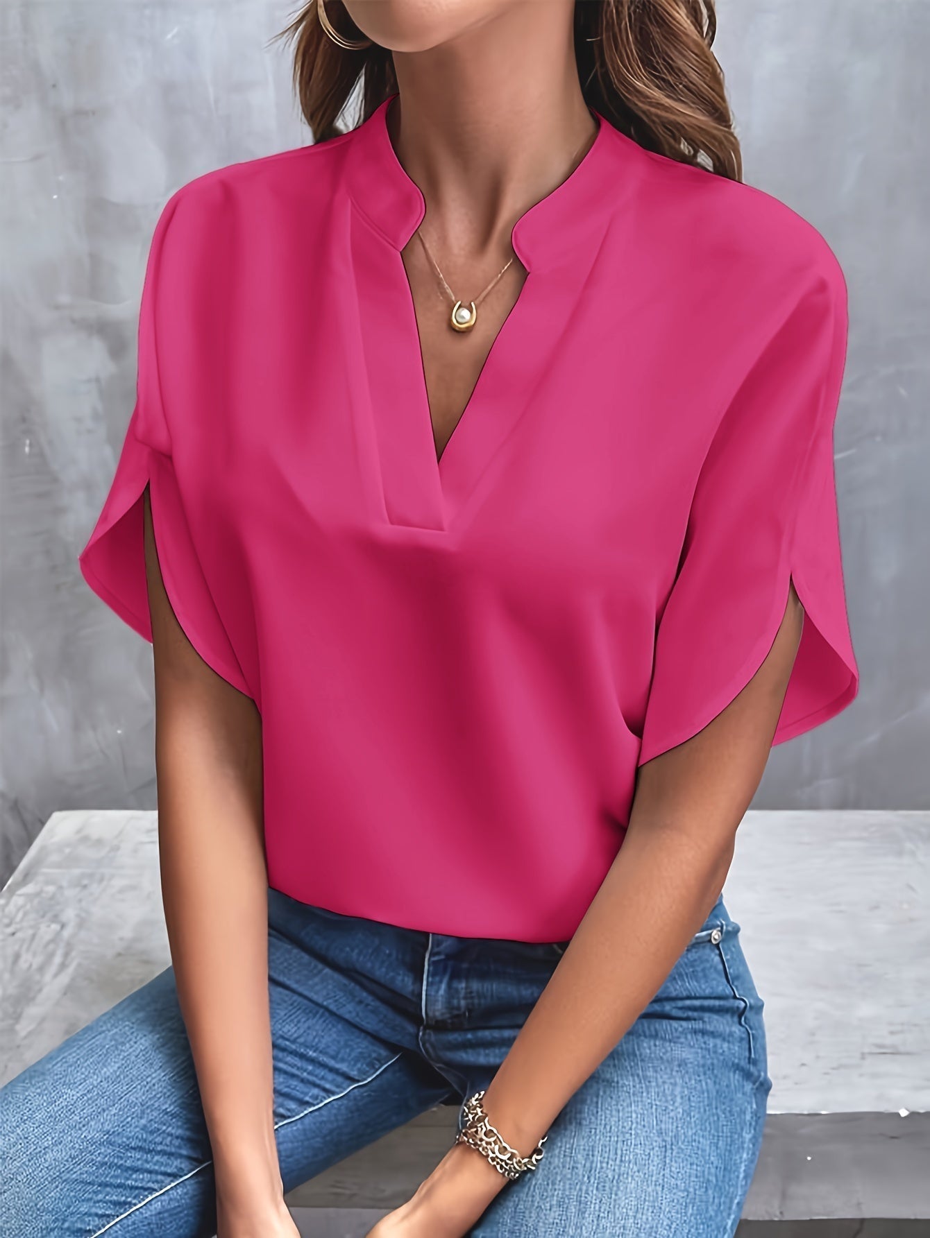 Elegante und Luxuriöse Damenbluse