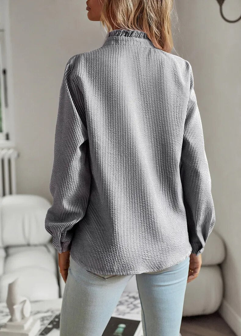 Elegante Polo-Bluse