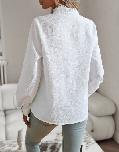 Elegante Polo-Bluse