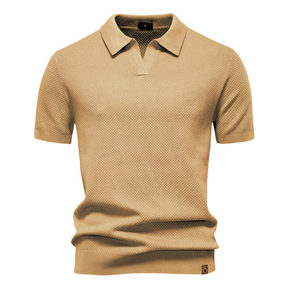 Sommerliches Polo-Shirt mit Struktur