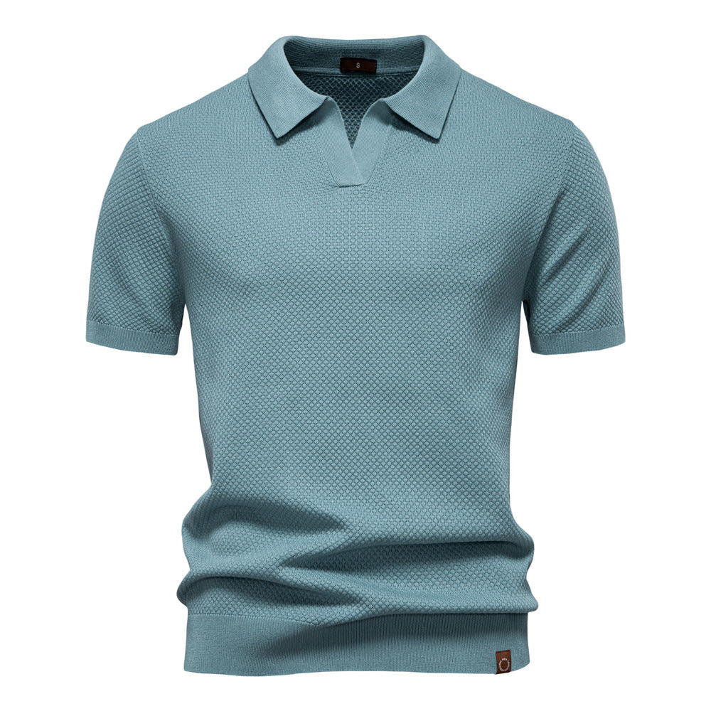 Sommerliches Polo-Shirt mit Struktur
