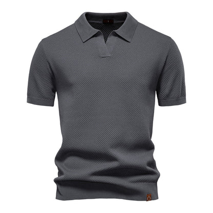 Sommerliches Polo-Shirt mit Struktur