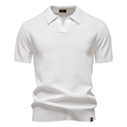 Sommerliches Polo-Shirt mit Struktur