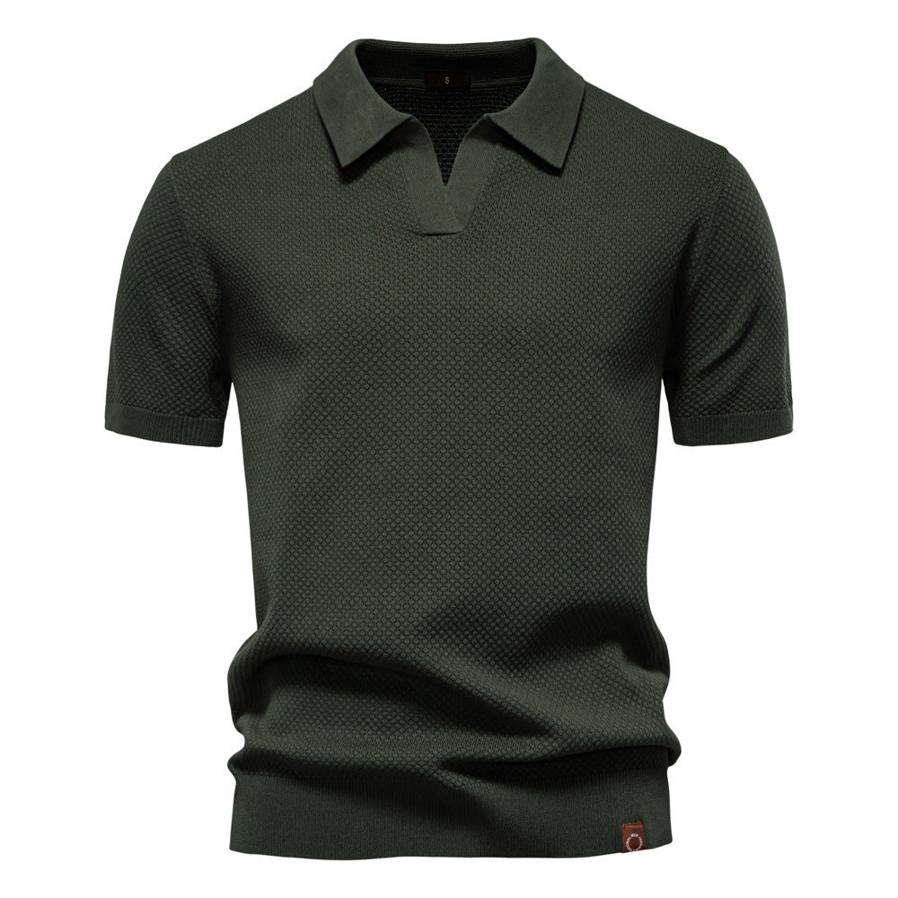 Sommerliches Polo-Shirt mit Struktur