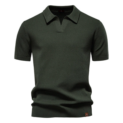 Sommerliches Polo-Shirt mit Struktur