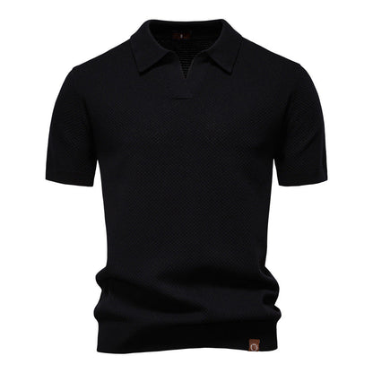 Sommerliches Polo-Shirt mit Struktur