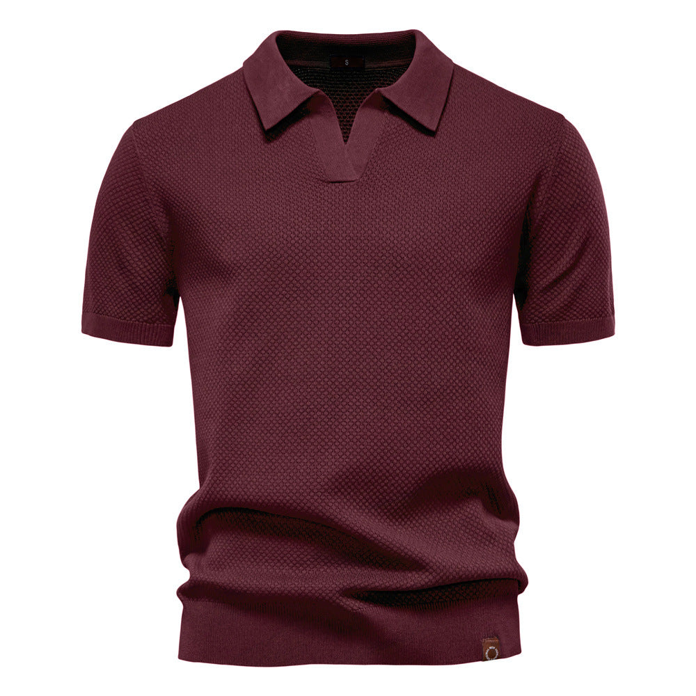 Sommerliches Polo-Shirt mit Struktur