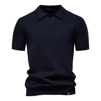 Sommerliches Polo-Shirt mit Struktur