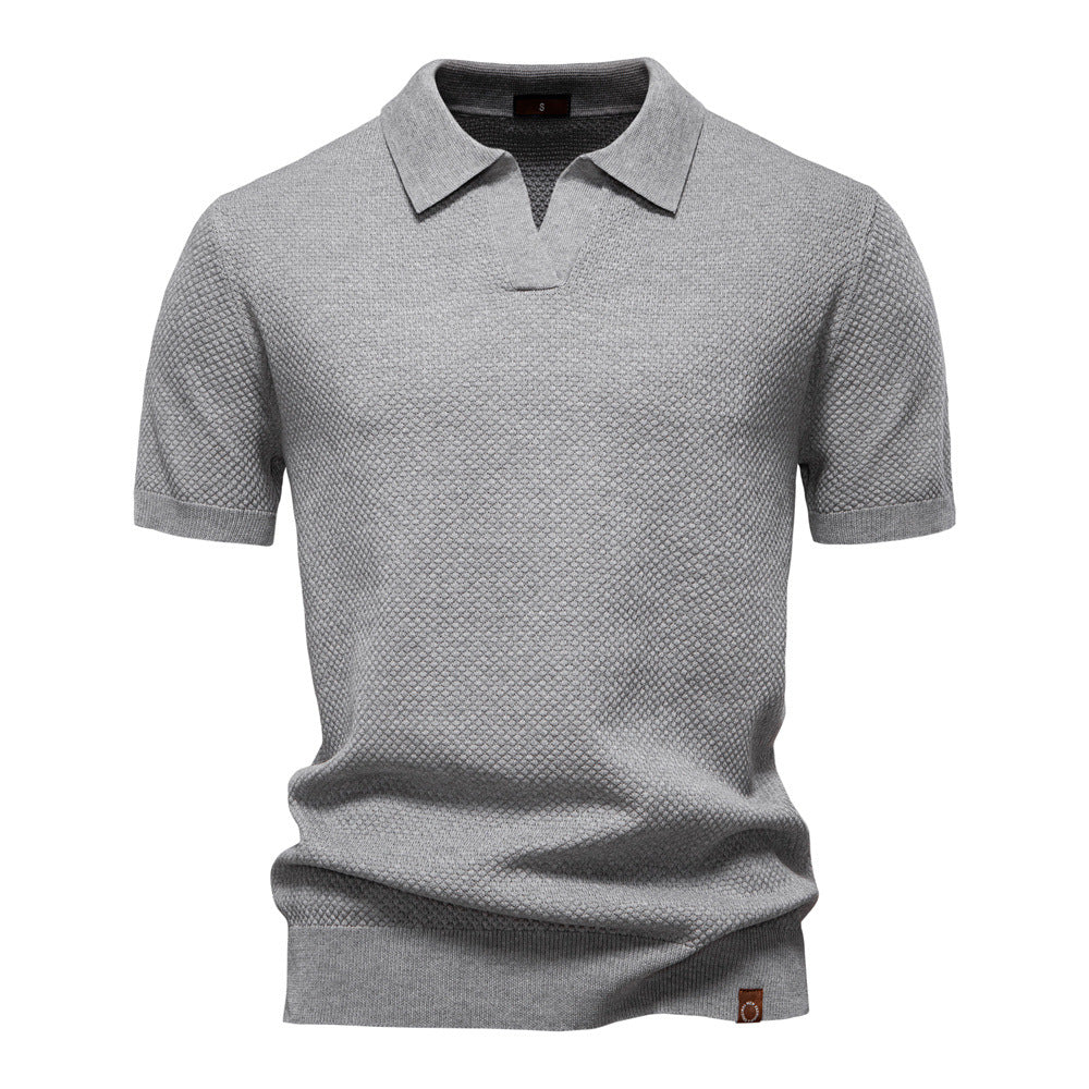 Sommerliches Polo-Shirt mit Struktur