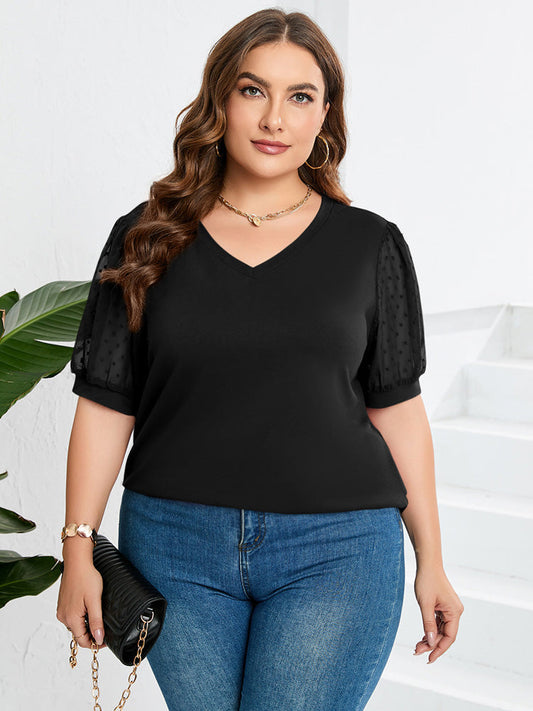 Stilvolle Bluse mit Puffärmeln