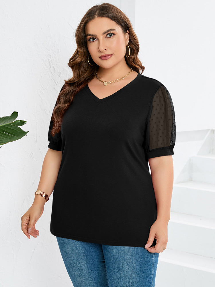 Stilvolle Bluse mit Puffärmeln