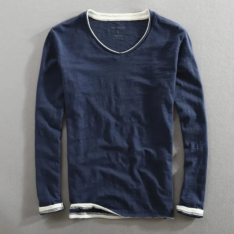 Valmont-Langarmshirt aus Baumwolle