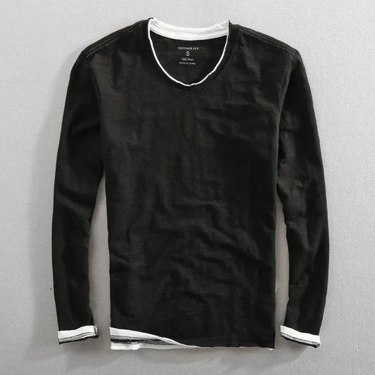 Valmont-Langarmshirt aus Baumwolle