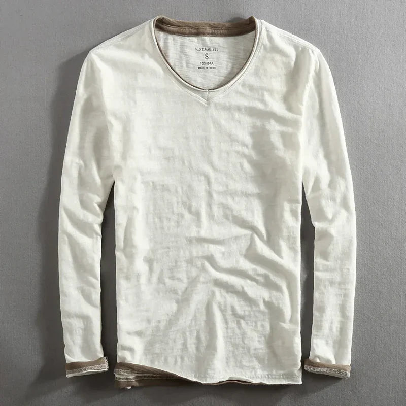 Valmont-Langarmshirt aus Baumwolle