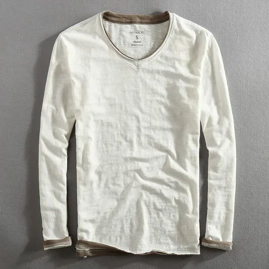 Valmont-Langarmshirt aus Baumwolle
