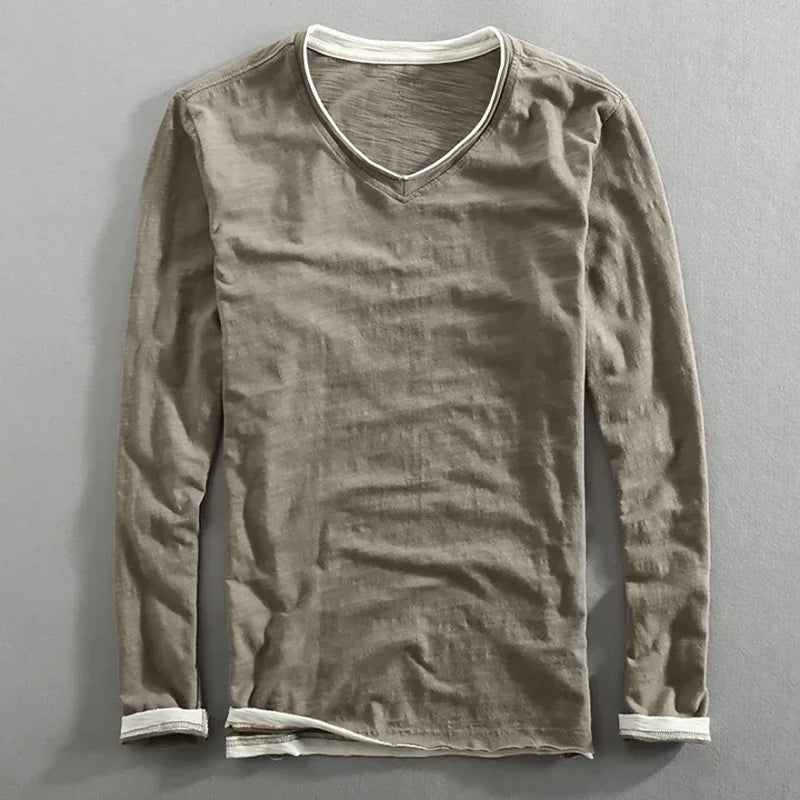 Valmont-Langarmshirt aus Baumwolle