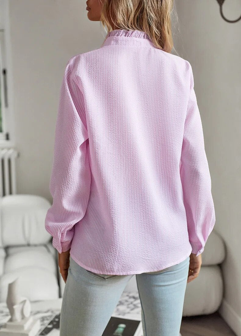 Elegante Polo-Bluse