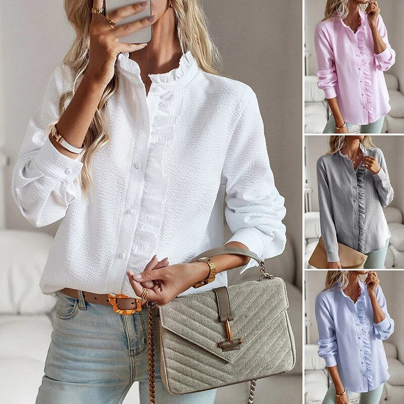 Elegante Polo-Bluse